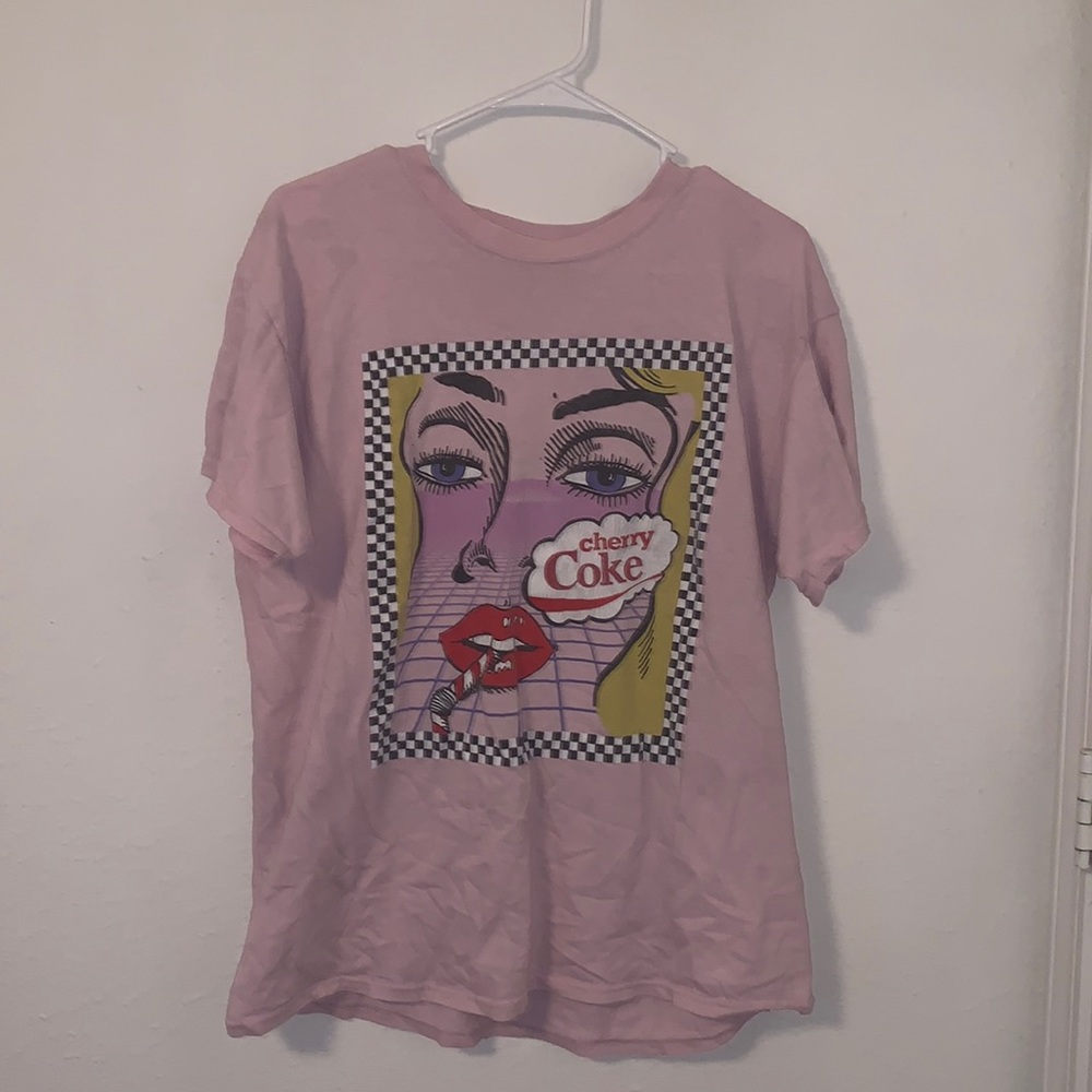 Worn down tee - graphic Diet Coke - Coca Cola branded tee 🥤 size M-L